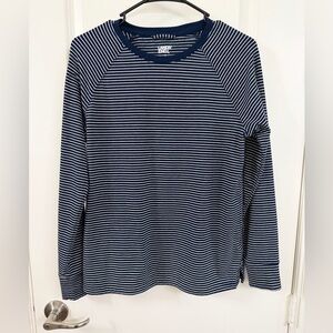 Lands' End Blue and White Striped Top Size 2-4